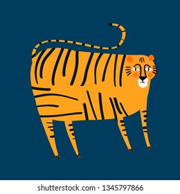 Year of the tiger vector