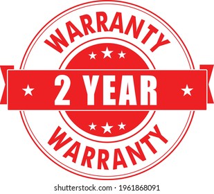 Year warranty stamp vector logo images, Warranty vector stock photos, Warranty vector illustration of logo