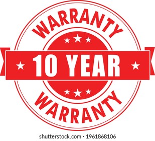 Year warranty stamp vector logo images, Warranty vector stock photos, Warranty vector illustration of logo