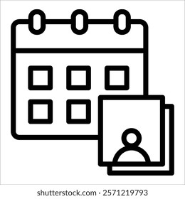 Yearbook Icon Element For Design