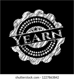 Yearn with chalkboard texture