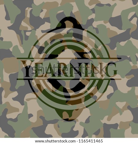 Yearning on camouflaged pattern