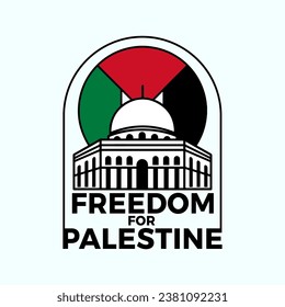 Yearning for Palestinian Freedom : Vector