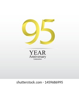 Years anniversary celebration concept template design