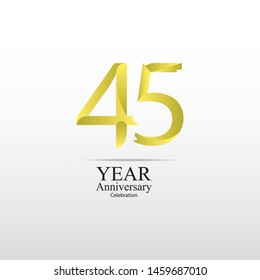 Years anniversary celebration concept template design