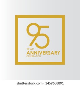 Years anniversary celebration concept template design