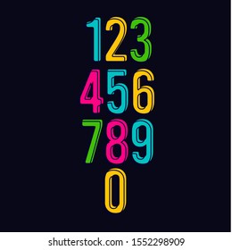 Years Anniversary Celebration Set Vector Template Design Illustration