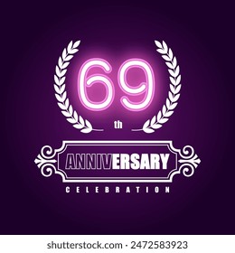 years anniversary celebration vector template design illustration