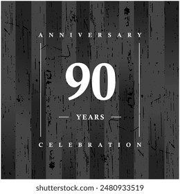 años aniversario celebración Vector Plantilla diseño ilustración