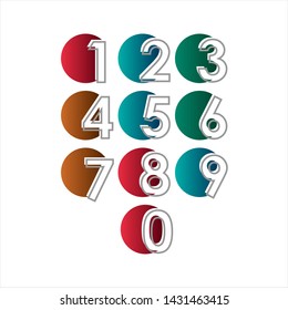 Years Anniversary Set Vector Template Design Illustration
