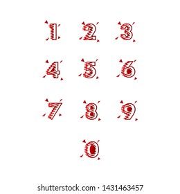 Years Anniversary Set Vector Template Design Illustration