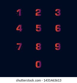 Years Anniversary Set Vector Template Design Illustration