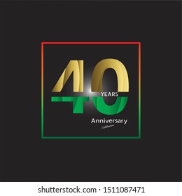 years anniversary vector, style for celebration, logo template