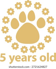 anos- 2 - 5 - ouro