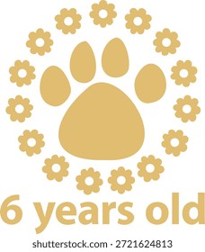 years old- 2 - 6 - gold