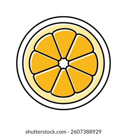 yeast allergen free product food color icon vector. yeast allergen free product food sign. isolated symbol illustration
