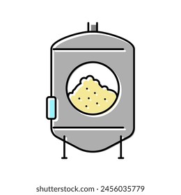 yeast beer production color icon vector. yeast beer production sign. isolated symbol illustration