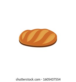 yeast bread icon vector illustration