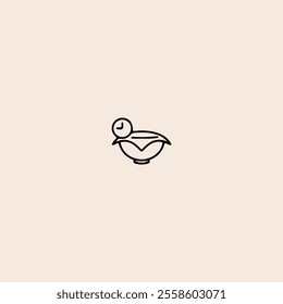 Yeast dough recipe line icon flat vector design.