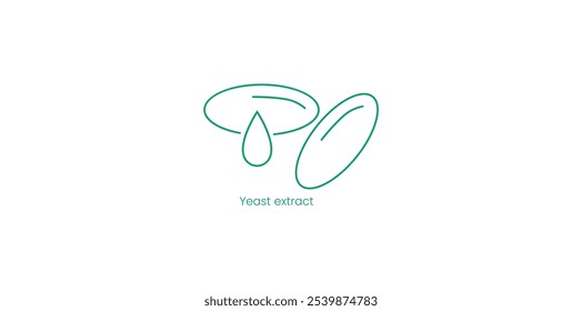 Yeast Extract Vector Icon for Flavor Enhancer