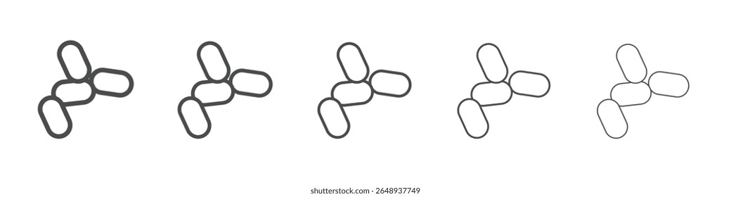 ícone de levedura sinal de vetor isolado simples