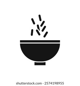 Yeast icon Simple thin line flat symbol