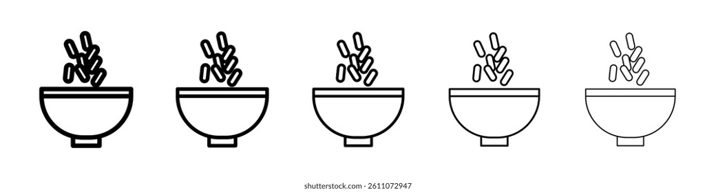 Yeast icon Symbol mark in Outline style