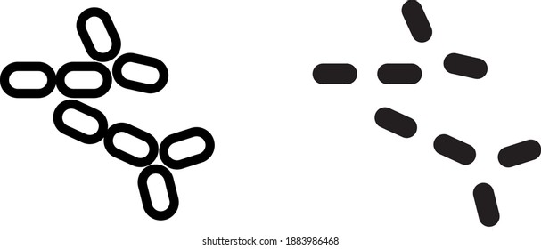 Yeast Icon, Vector Line Illustration	