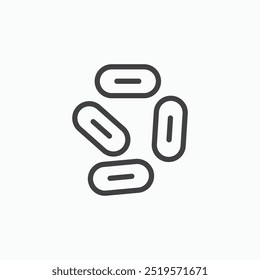 Yeastlinesimple icon in line style.