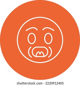 Schreien von Vektorsymbol. Kann für Druck-, Mobil- und Web-Anwendungen verwendet werden.
