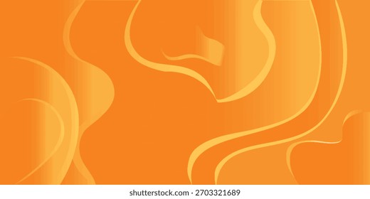 Yellow 3d paper cut background with empty space
