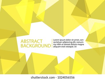 Yellow abstract background