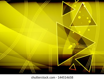 Yellow abstract background