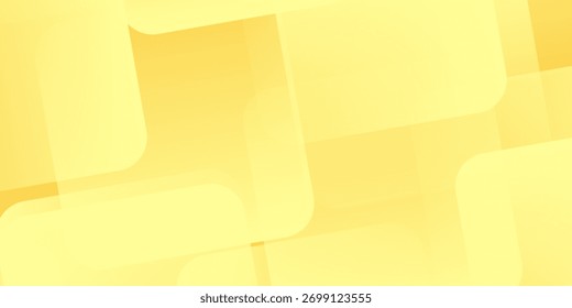 Yellow abstract background aesthetic geometry shine and layer element vector illustration