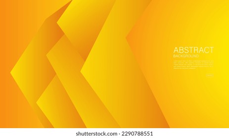 Yellow abstract background, arrow lines, Geometric vector, graphic, technology digital template, cover design, backdrop, banner, web background, book cover, advertisement, yellow gradient background.