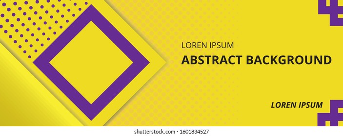 yellow abstract background. banner background. background