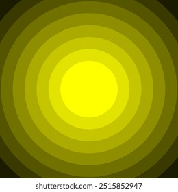 Contorno de círculo de fondo Abstractas amarillo