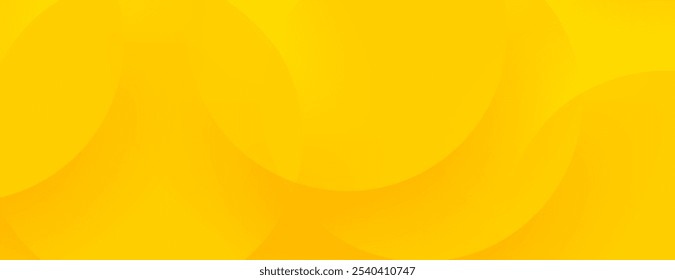 Fondo abstracto amarillo con círculos