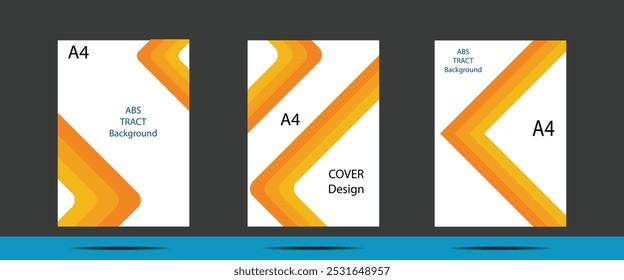 Fondo abstracto amarillo. Diseño de la cubierta con gradación de color amarillo. Fondo abstracto de línea amarilla para portada, Anuncio, tarjeta, invitación, perfil de empresa, etc.