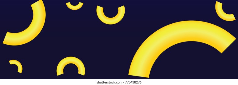 yellow abstract background design with half circles style. yellow half circles background. vector. illustration.