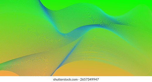 Yellow abstract background design. Modern wavy line pattern in monochrome colors. Premium line texture for banners, business backgrounds.