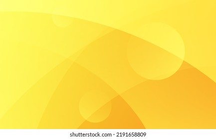 Yellow abstract background. Dynamic shapes composition. Vector illustration