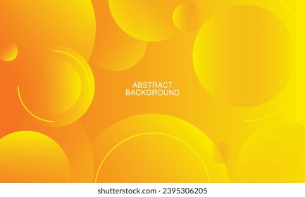 fondo abstracto amarillo. Composición dinámica de formas. Vector Eps10