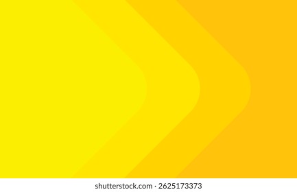 Yellow abstract background. Dynamic shapes composition. Vector illustration for banners, presentation templates and social media.