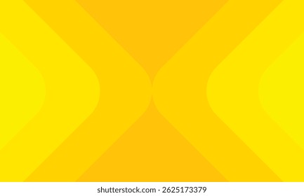 Fundo abstrato amarelo. Composição de formas dinâmicas. Ilustração vetorial para banners, modelos de apresentação e mídias sociais.