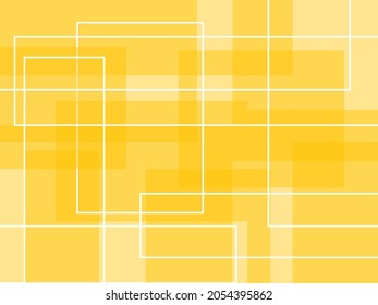 yellow abstract background of geometric squares for design style pattern backdrop. vector illustration