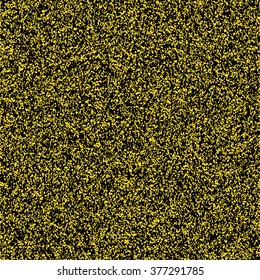 Yellow abstract background with grainy noise. Vector illustration.