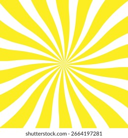 Fundo abstrato amarelo com luz de sunburst. amarelo starburst com meio-tom. raio solar fundo retro com flash
