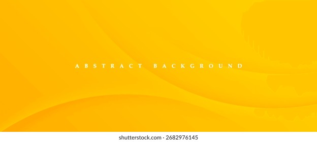 yellow abstract background. Yellow liquid color background. Dynamic shapes composition.