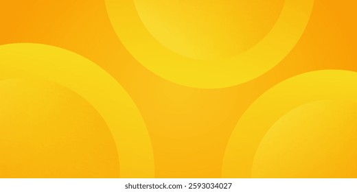 yellow abstract background, overlapping circular shapes with smooth gradients, creating a modern and vibrant design